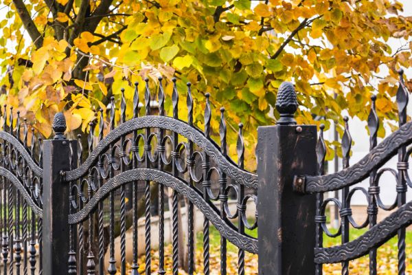 Wrought Iron Fence Washing in Nokomis