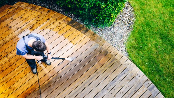 Deck Pressure Cleaning in Nokomis