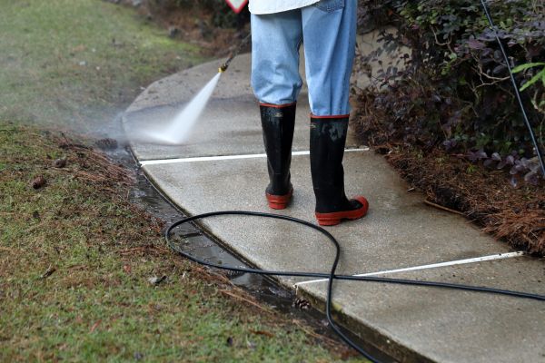 Sidewalk Pressure Cleaning in Nokomis