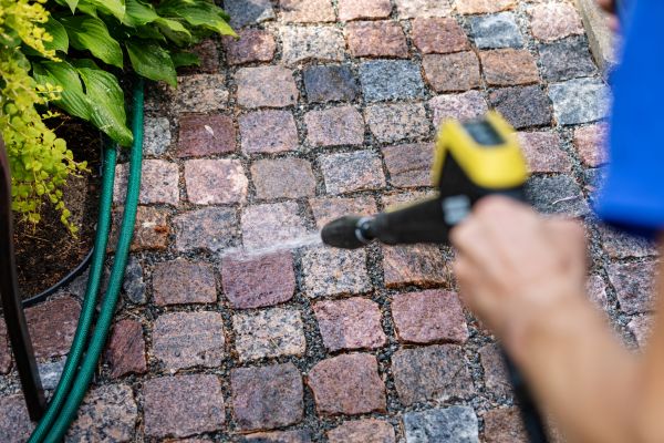 Paver Sidewalk Cleaning in Nokomis